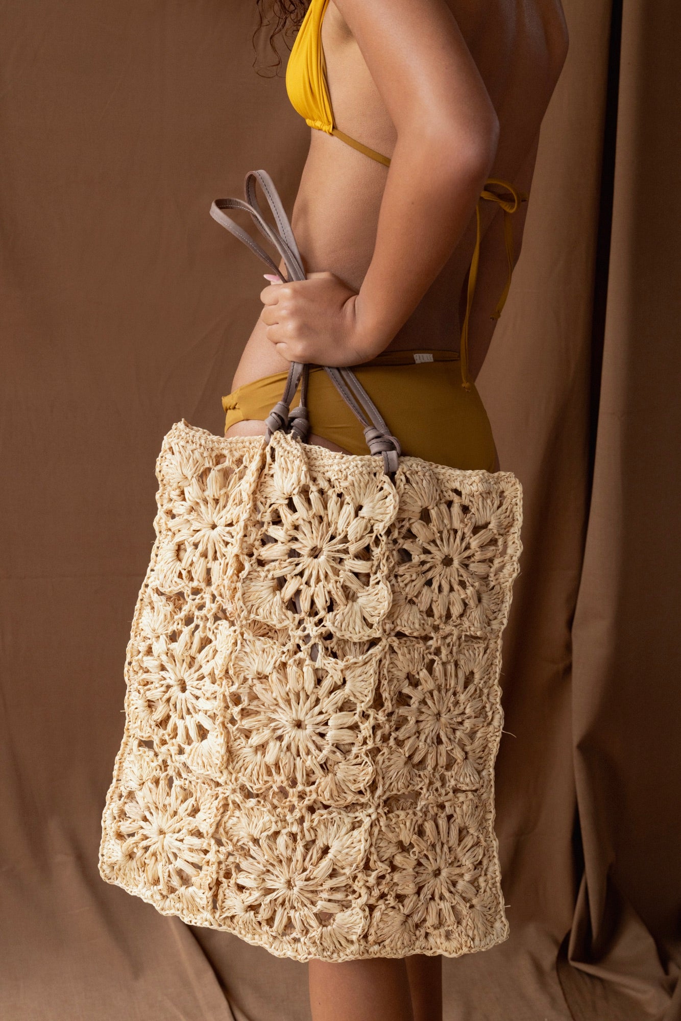 Borsa in rafia CRU LE beachwear
