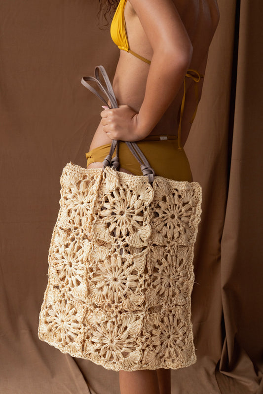 Borsa in rafia CRU LE beachwear