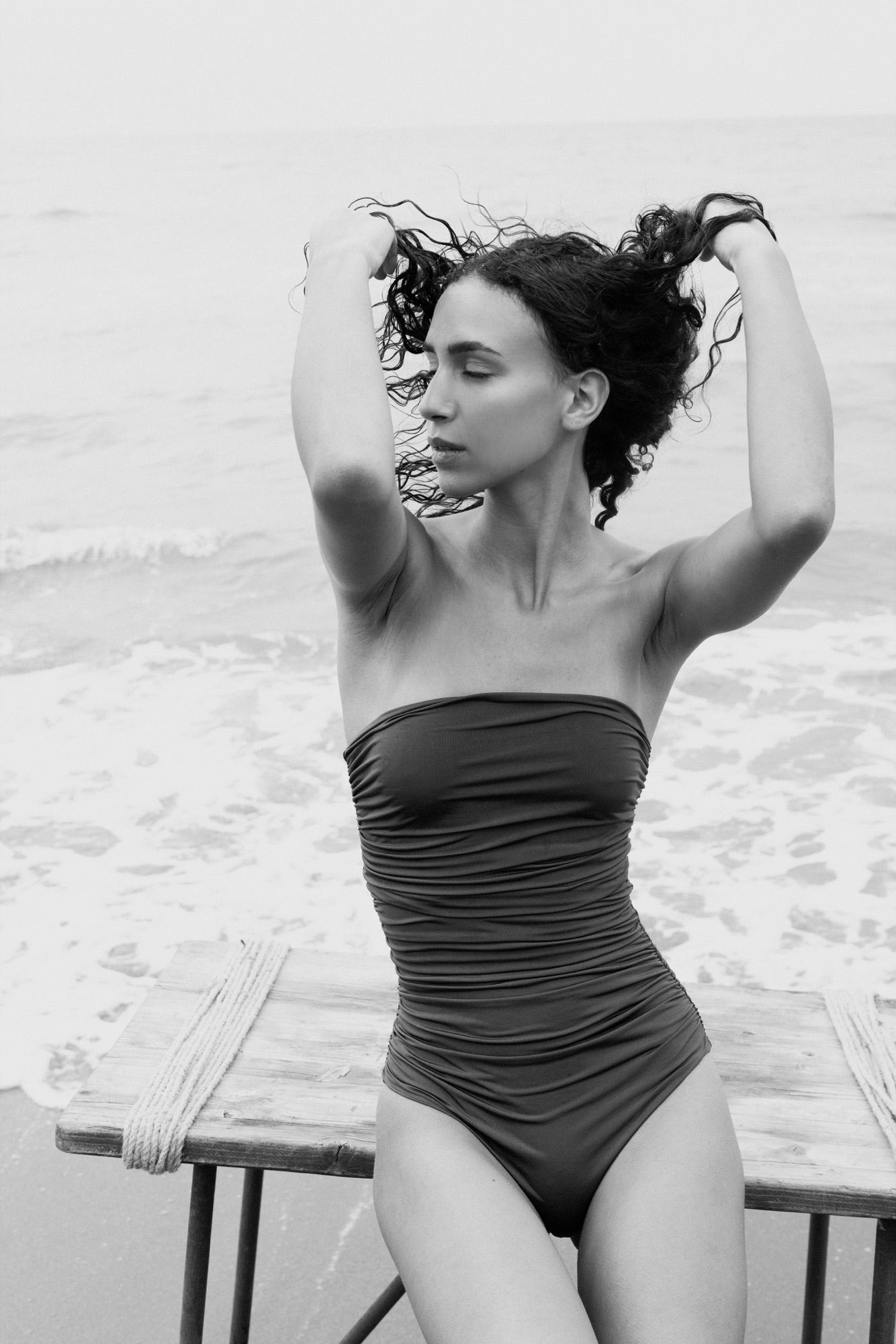 Fieno — costume intero CRU LE beachwear
